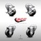 Service Caster 3 Inch SS Phenolic Wheel Swivel Bolt Hole Caster Set with 2 Brake SCC-SSBH20S314-PHS-2-TLB-2 - alternate 4